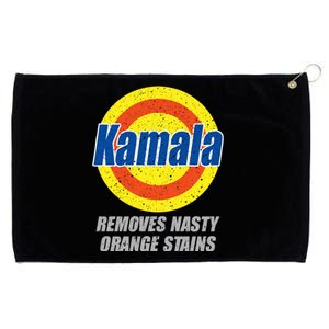 Kamala Detergent Removes Stubborn Orange Stains Antitrump Grommeted Golf Towel