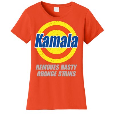 Kamala Detergent Removes Stubborn Orange Stains Antitrump Women's T-Shirt