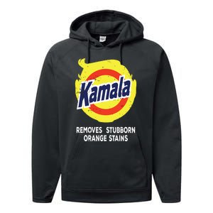 Kamala Detergent Removes Stubborn Orange Stains Antitrump Performance Fleece Hoodie