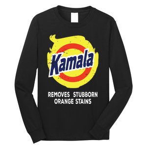 Kamala Detergent Removes Stubborn Orange Stains Antitrump Long Sleeve Shirt