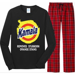 Kamala Detergent Removes Stubborn Orange Stains Antitrump Long Sleeve Pajama Set