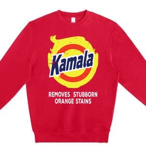 Kamala Detergent Removes Stubborn Orange Stains Antitrump Premium Crewneck Sweatshirt