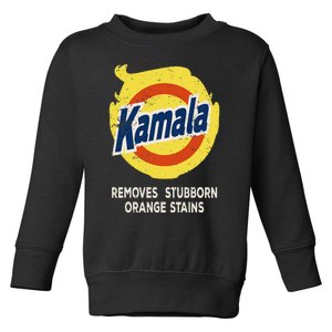 Kamala Detergent Removes Stubborn Orange Stains Antitrump Toddler Sweatshirt