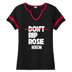 Kfan1003 DonT Rip Rosie Ladies Halftime Notch Neck Tee