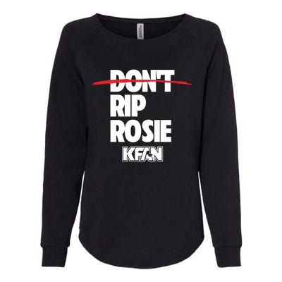 Kfan1003 DonT Rip Rosie Womens California Wash Sweatshirt