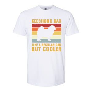 Keeshond Dad Regular Dad But Cooler Funny Keeshond Dog Great Gift Softstyle® CVC T-Shirt