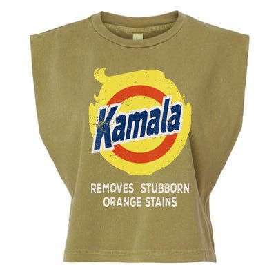 Kamala Detergent Removes Stubborn Orange Stains Antitrump Garment-Dyed Women's Muscle Tee