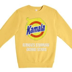 Kamala Detergent Removes Stubborn Orange Stains Antitrump Premium Crewneck Sweatshirt