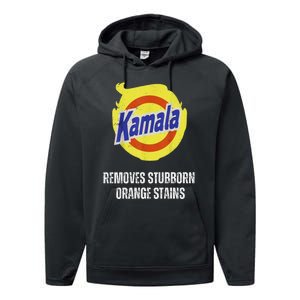 Kamala Detergent Removes Stubborn Orange Stains Antitrump Performance Fleece Hoodie