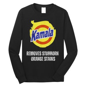 Kamala Detergent Removes Stubborn Orange Stains Antitrump Long Sleeve Shirt