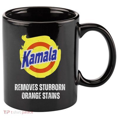 Kamala Detergent Removes Stubborn Orange Stains Antitrump 11oz C Handle Ceramic Mug
