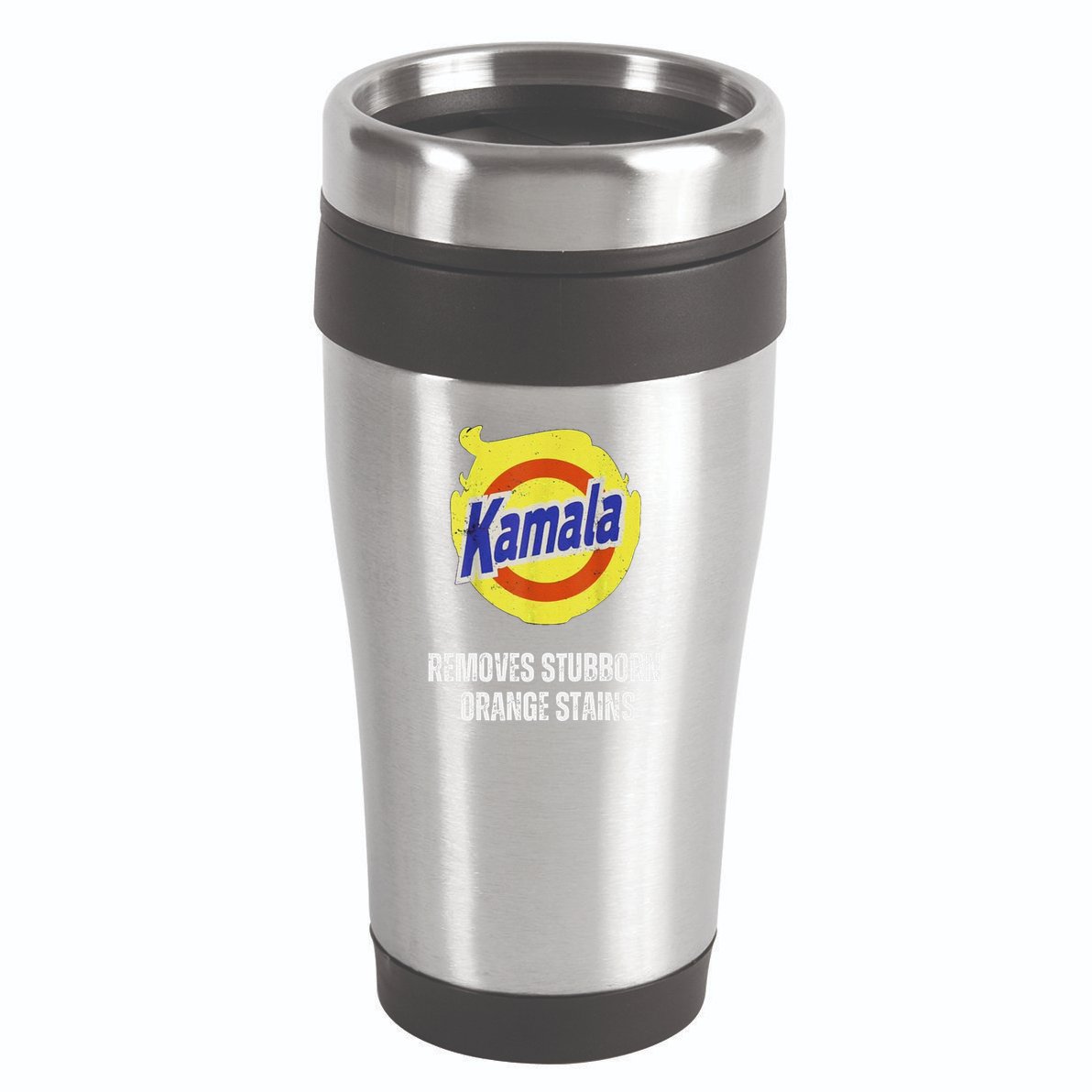 Kamala Detergent Removes Stubborn Orange Stains Antitrump 16oz Travel Tumbler