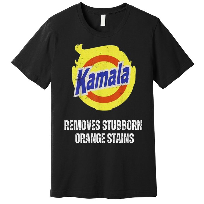 Kamala Detergent Removes Stubborn Orange Stains Antitrump Premium T-Shirt