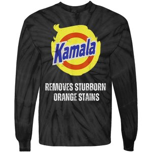 Kamala Detergent Removes Stubborn Orange Stains Antitrump Tie-Dye Long Sleeve Shirt