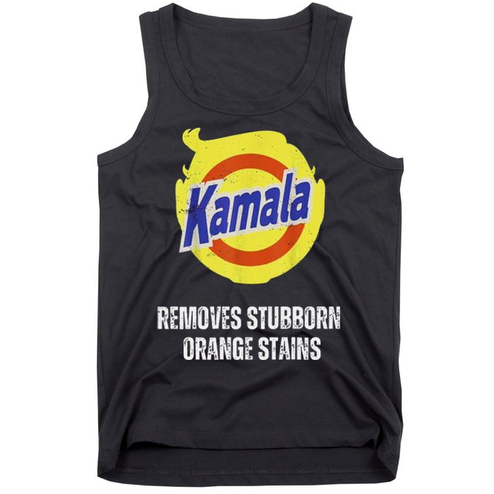 Kamala Detergent Removes Stubborn Orange Stains Antitrump Tank Top