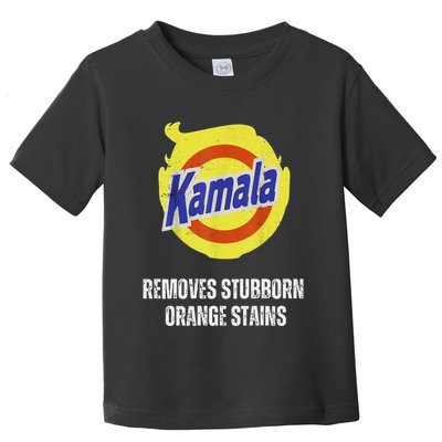 Kamala Detergent Removes Stubborn Orange Stains Antitrump Toddler T-Shirt