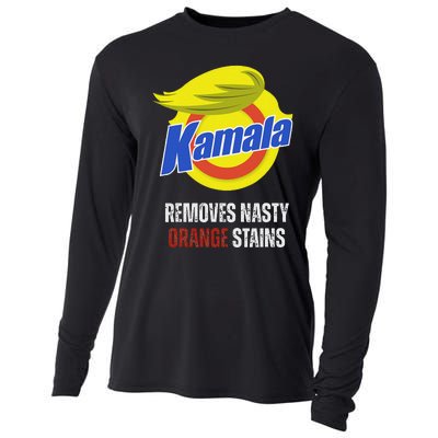 Kamala Detergent Removes Stubborn Orange Stains Anti Trump Cooling Performance Long Sleeve Crew