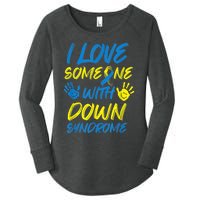 kid Down Syndrome Awareness  Month Special Needs Love T21 Women's Perfect Tri Tunic Long Sleeve Shirt