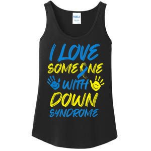 kid Down Syndrome Awareness  Month Special Needs Love T21 Ladies Essential Tank