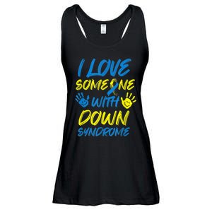 kid Down Syndrome Awareness  Month Special Needs Love T21 Ladies Essential Flowy Tank