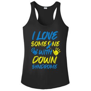 kid Down Syndrome Awareness  Month Special Needs Love T21 Ladies PosiCharge Competitor Racerback Tank