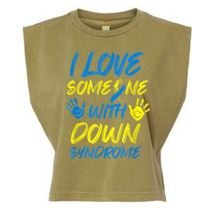 kid Down Syndrome Awareness  Month Special Needs Love T21 Garment-Dyed Women's Muscle Tee