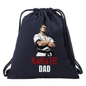 Karate Dad Striking Style For Martial Arts Super Dads Drawstring Bag