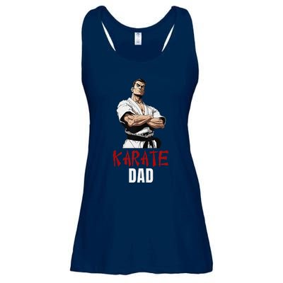 Karate Dad Striking Style For Martial Arts Super Dads Ladies Essential Flowy Tank