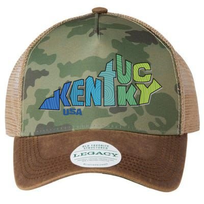 Kentucky Distorted Shape Legacy Tie Dye Trucker Hat