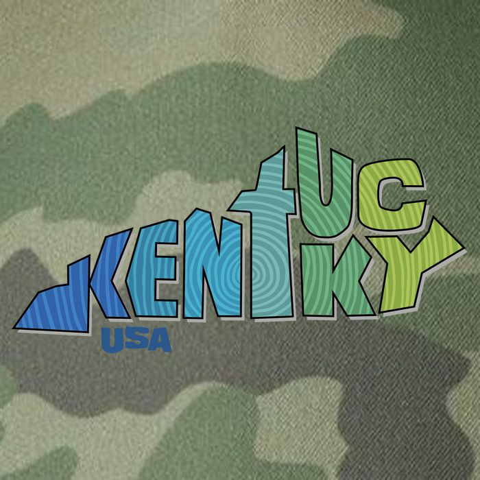 Kentucky Distorted Shape Legacy Tie Dye Trucker Hat