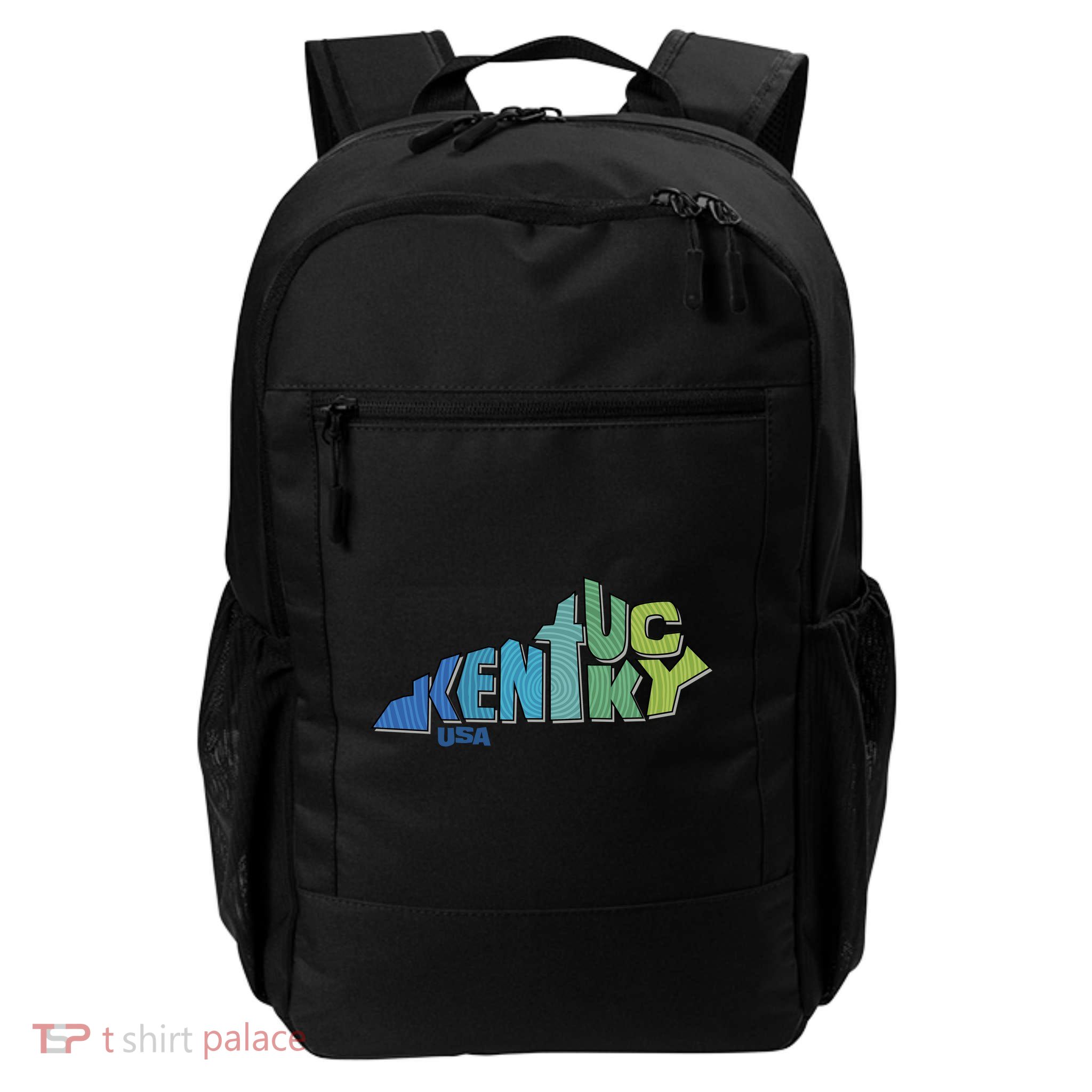 Kentucky Distorted Shape Daily Commute Backpack
