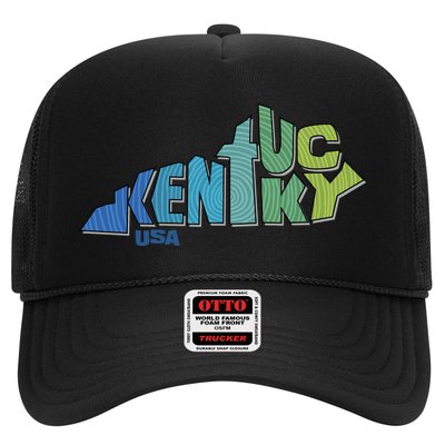 Kentucky Distorted Shape Trucker Hat