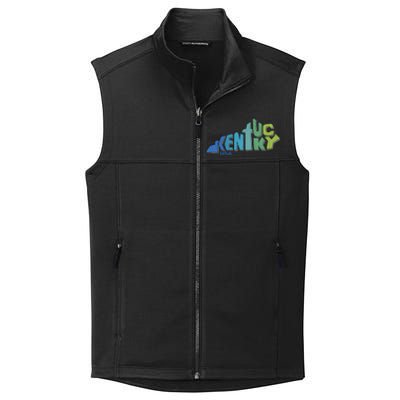 Kentucky Distorted Shape Collective Smooth Fleece Vest