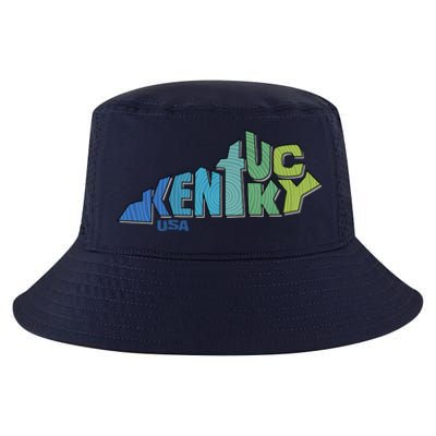 Kentucky Distorted Shape Cool Comfort Performance Bucket Hat