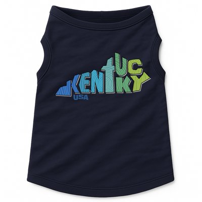 Kentucky Distorted Shape Doggie Tank