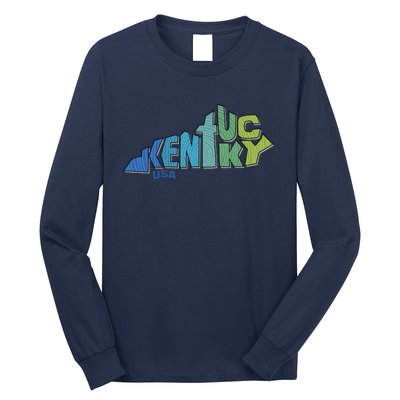 Kentucky Distorted Shape Long Sleeve Shirt