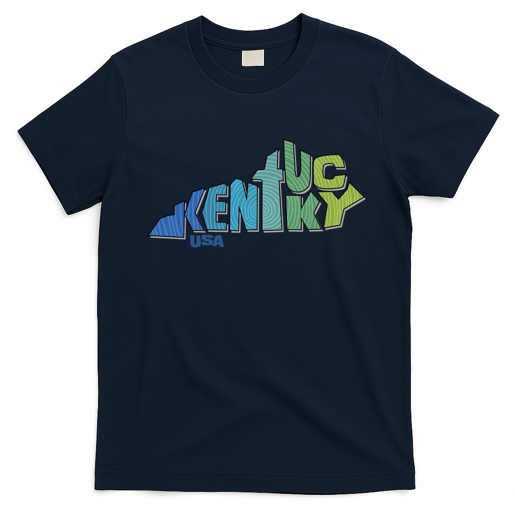 Kentucky Distorted Shape T-Shirt