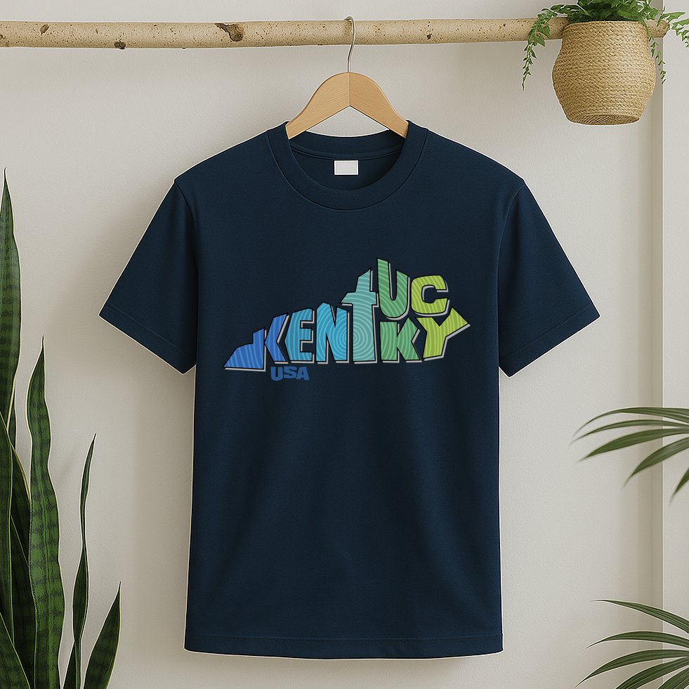 Kentucky Distorted Shape T-Shirt
