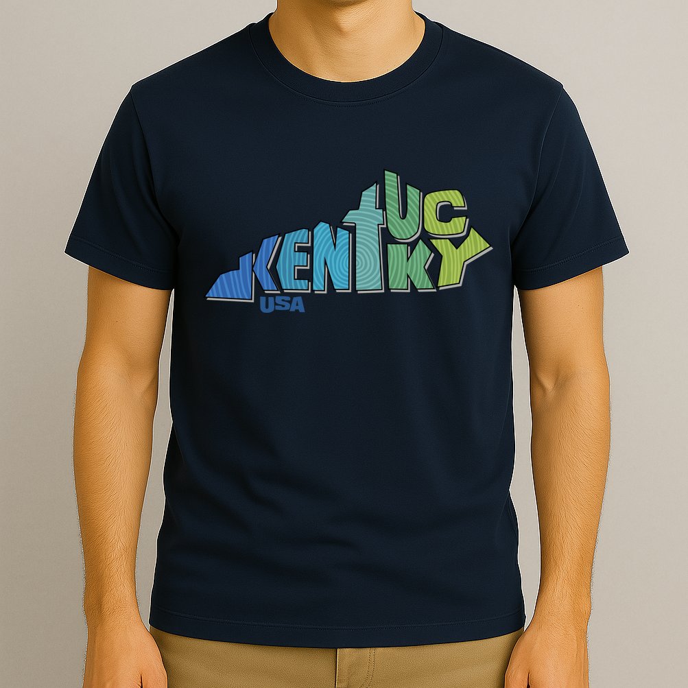 Kentucky Distorted Shape T-Shirt