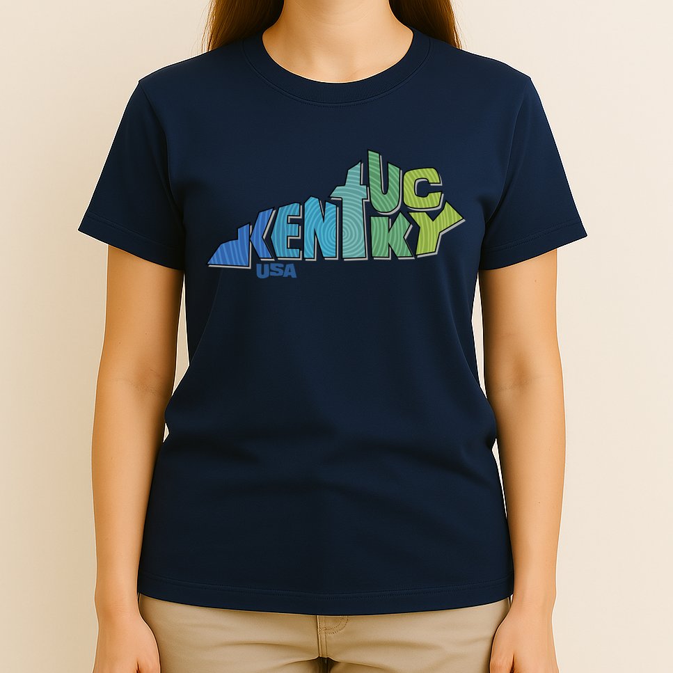 Kentucky Distorted Shape T-Shirt