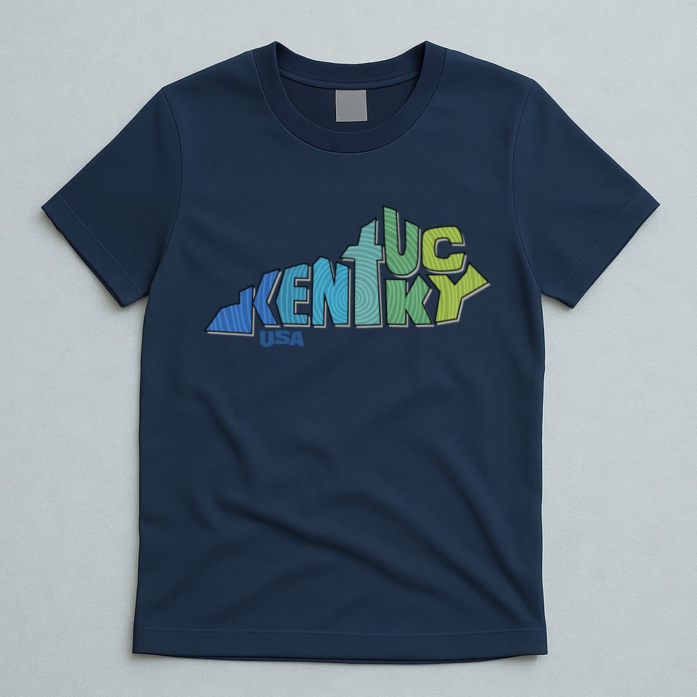 Kentucky Distorted Shape T-Shirt