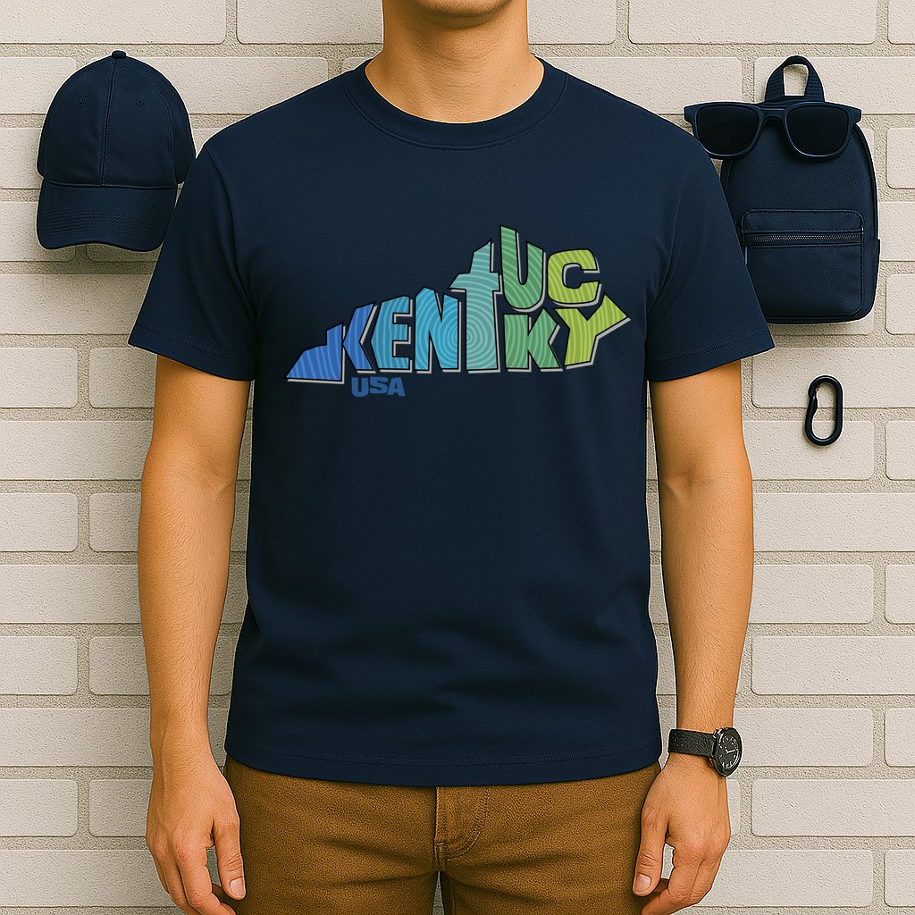 Kentucky Distorted Shape T-Shirt