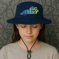 Kentucky Distorted Shape Bucket Hat