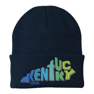 Kentucky Distorted Shape Knit Cap Winter Beanie