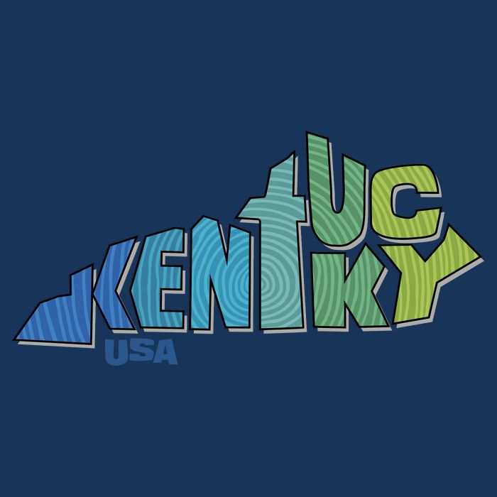 Kentucky Distorted Shape Flatbill Hat