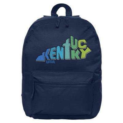 Kentucky Distorted Shape 16 in Basic Backpack