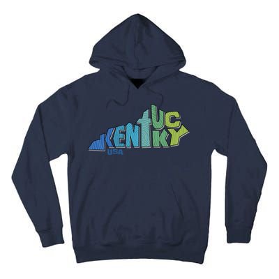 Kentucky Distorted Shape Tall Hoodie