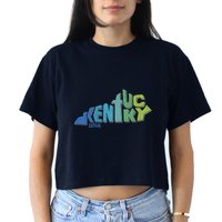 Kentucky Distorted Shape Crop Top