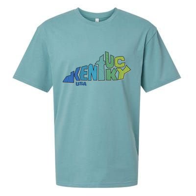 Kentucky Distorted Shape Sueded Cloud Jersey T-Shirt