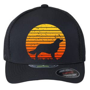 Kooikerhondje Dog Sunset Yellow Flexfit Unipanel Trucker Cap